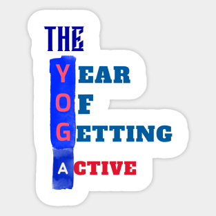 yoga for everyone Sticker